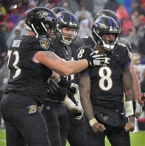 Lamar gifts Ravens' offensive line with Rolex watches 